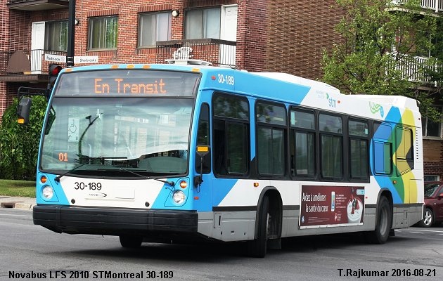 BUS/AUTOBUS: Novabus LFS 2010 STMontreal