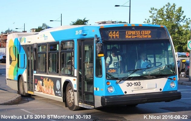 BUS/AUTOBUS: Novabus LFS 2010 STMontreal