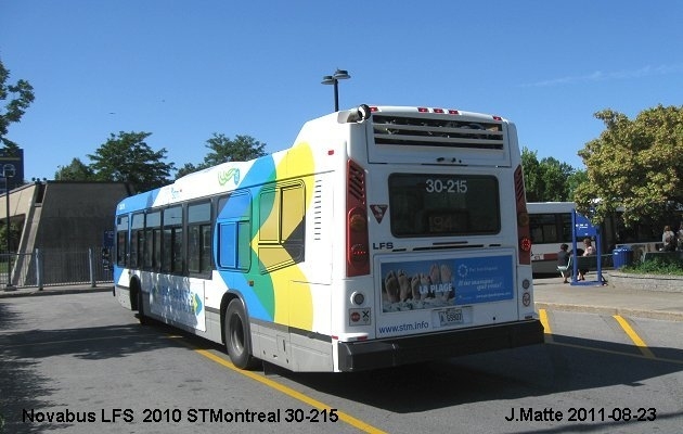 BUS/AUTOBUS: Novabus LFS 2010 STMontreal