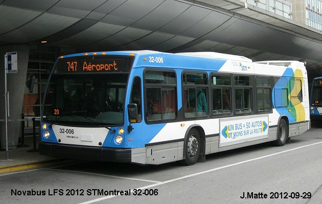 BUS/AUTOBUS: Novabus LFS 2012 STMontreal