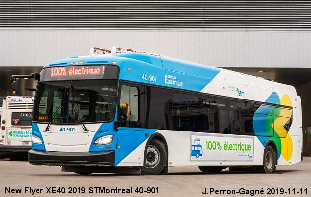 BUS/AUTOBUS: New Flyer XE40 2019 STMontreal