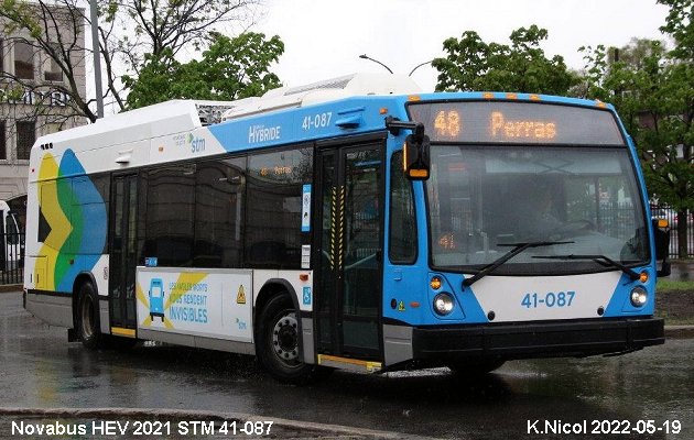 BUS/AUTOBUS: Novabus HEV 2021 STMontréal