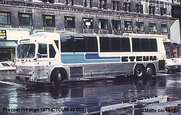 BUS/AUTOBUS: Prevost Prestige 1975 CTCUM