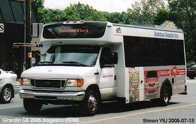 BUS/AUTOBUS: Girardin G 5 2005 Sogesco