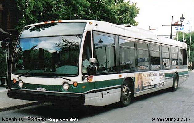 BUS/AUTOBUS: Novabus LFS 1998 Sogesco