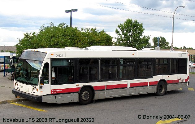 BUS/AUTOBUS: Novabus LFS 2003 RTLongueuil