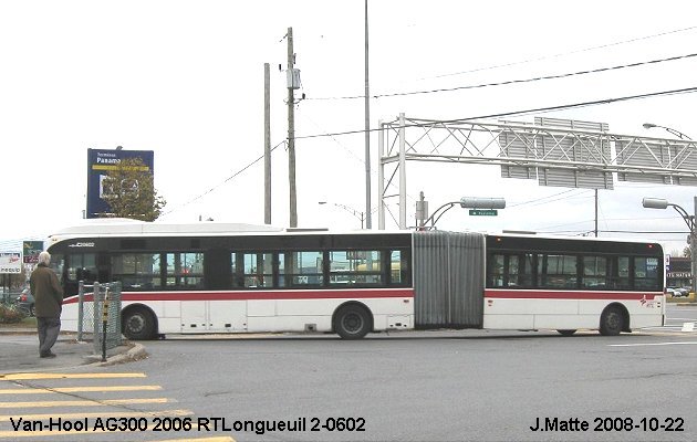 BUS/AUTOBUS: Van Hool AG300 2006 RTLongeuil