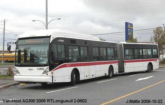 BUS/AUTOBUS: Van Hool AG300 2006 RTLongeuil