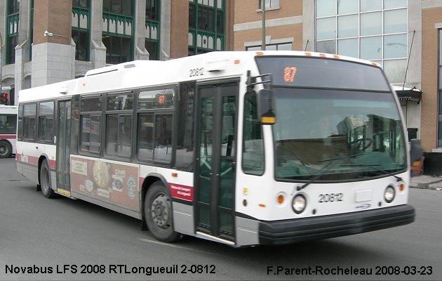 BUS/AUTOBUS: Novabus LFS 2007 RTLongeuil