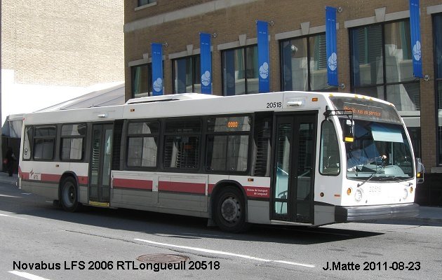 BUS/AUTOBUS: Novabus LFS 2006 RTLongueuil