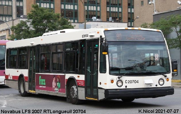 BUS/AUTOBUS: Novabus LFS 2007 RTLongueuil