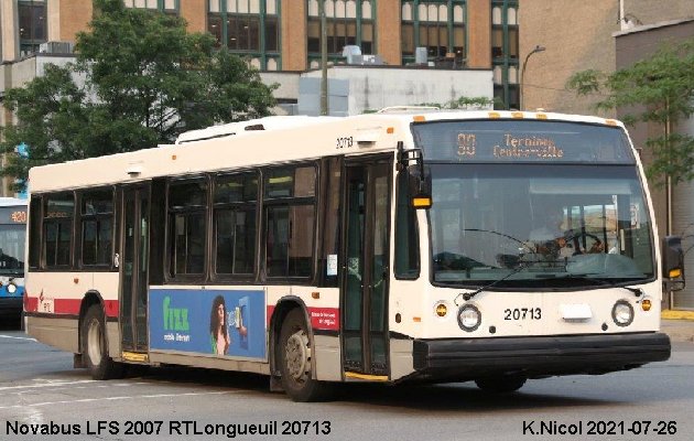 BUS/AUTOBUS: Novabus LFS 2007 RTLongueuil