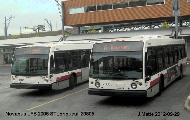 BUS/AUTOBUS: Novabus LFS 2008 RTLongueuil