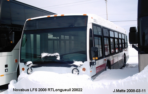 BUS/AUTOBUS: Novabus LFS 40102N 2008 RTLongueuil