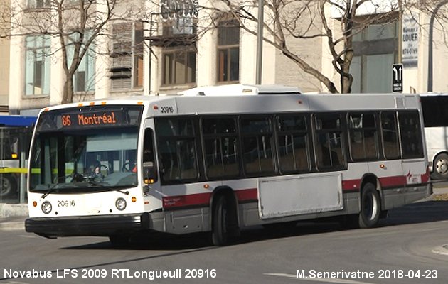 BUS/AUTOBUS: Novabus LFS 2009 RTLongueuil