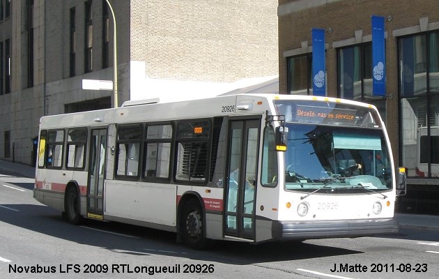 BUS/AUTOBUS: Novabus LFS 2009 RTLongueuil