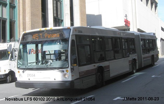 BUS/AUTOBUS: Novabus LFS 60102 2010 RTLongueuil