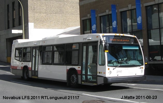 BUS/AUTOBUS: Novabus LFS 2011 RTLongueuil