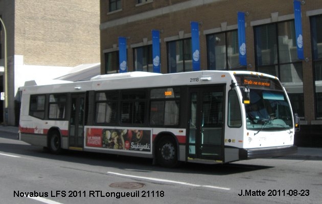 BUS/AUTOBUS: Novabus LFS 2011 RTLongueuil