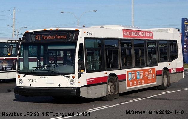 BUS/AUTOBUS: Novabus LFS 2011 RTLongueuil