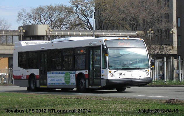 BUS/AUTOBUS: Novabus LFS 2012 RTLongueuil