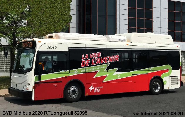 BUS/AUTOBUS: BYD Midibus 2020 RTLongueuil