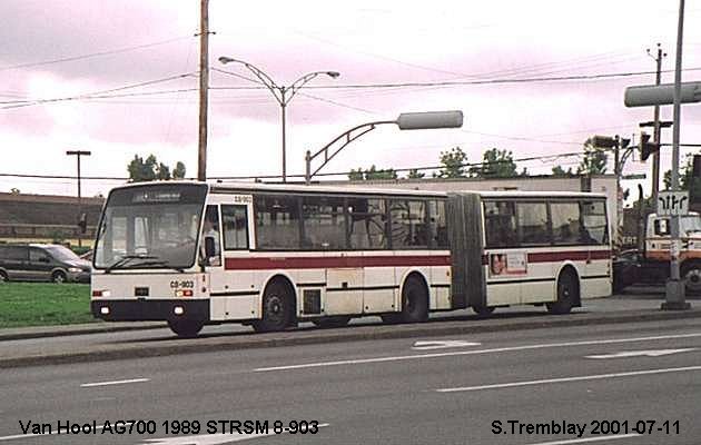 BUS/AUTOBUS: Van Hool AG700 1989 STRSM