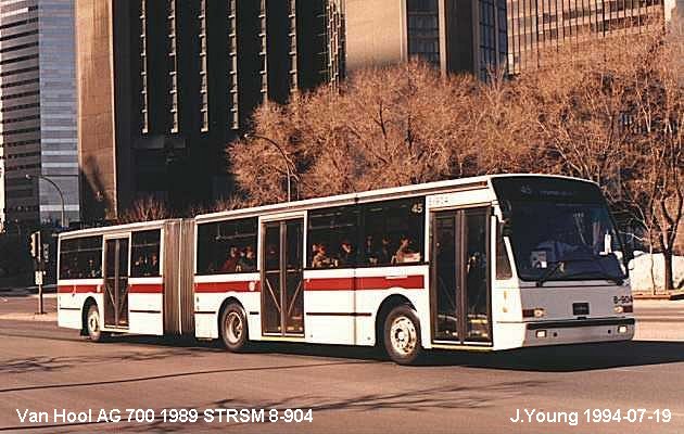 BUS/AUTOBUS: Van Hool AG700 1989 STRSM