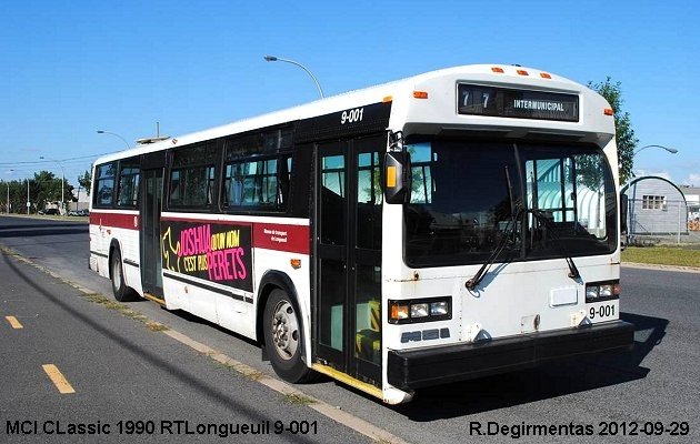 BUS/AUTOBUS: MCI Classic 1990 RTLongueuil