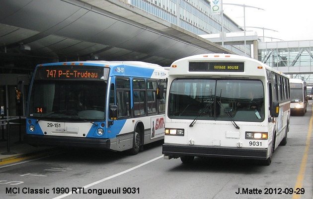 BUS/AUTOBUS: MCI Classic 1990 RTLongueuil