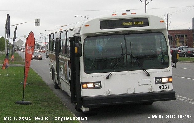 BUS/AUTOBUS: Novabus Classic 1990 RTLongueuil