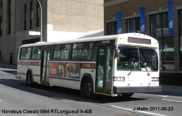 BUS/AUTOBUS: Novabus Classic 1994 RTLongueuil