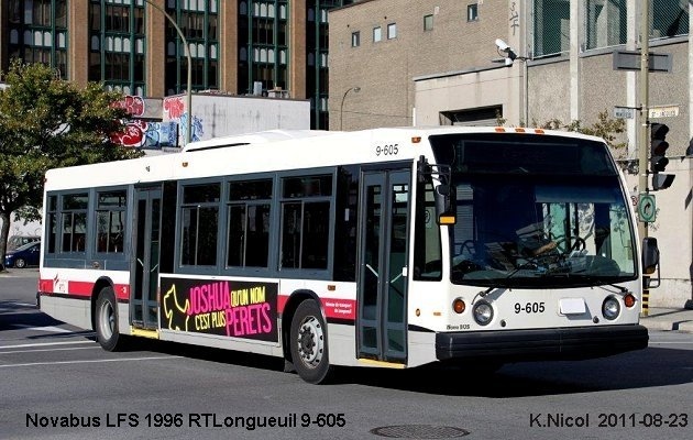 BUS/AUTOBUS: Novabus LFS 1996 RTLongueuil