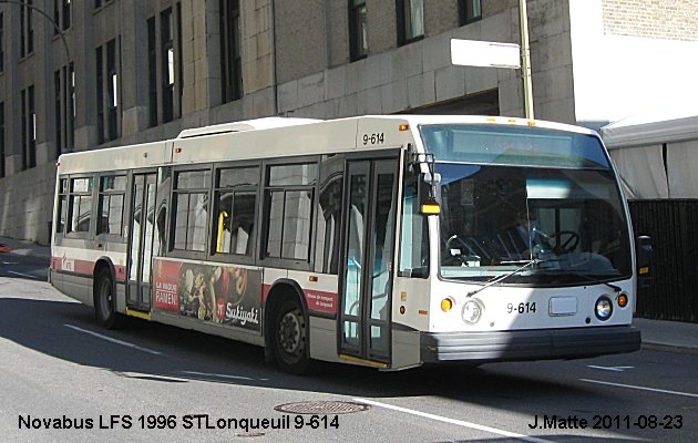 BUS/AUTOBUS: Novabus LFS 1996 RTLongueuil