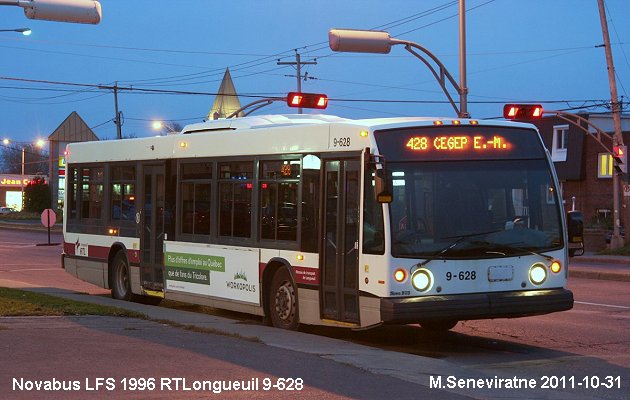 BUS/AUTOBUS: Novabus LFS 1996 RTLongueuil