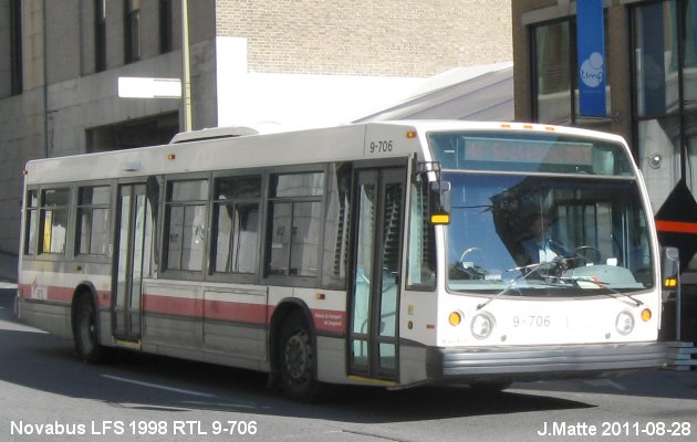 BUS/AUTOBUS: Novabus LFS 1997 RTLongueuil