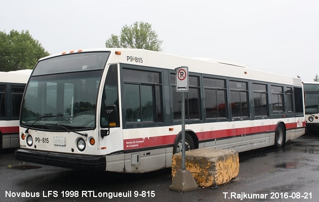 BUS/AUTOBUS: Novabus LFS 1998 RTLongueuil