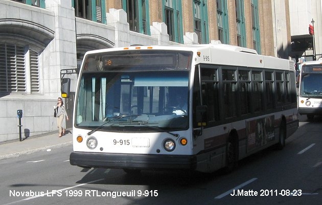 BUS/AUTOBUS: Novabus LFS 1999 RTLongueuil