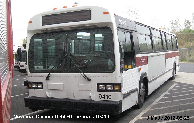 BUS/AUTOBUS: Novabus Classic 1994 RTLongueuil