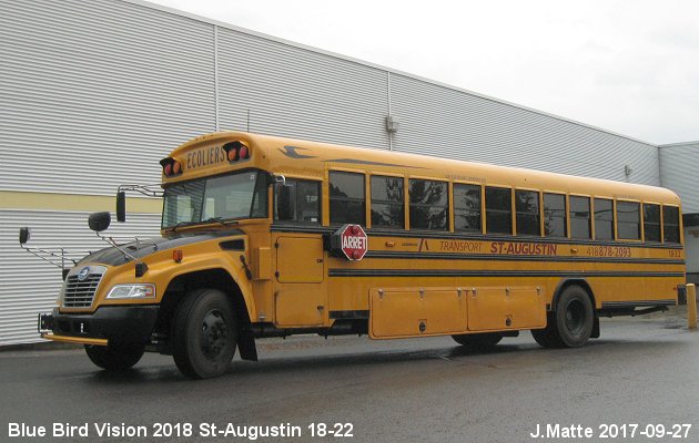 BUS/AUTOBUS: Blue Bird Vision 2018 Auger M