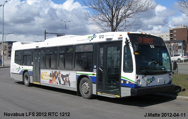 BUS/AUTOBUS: Novabus LFS 2012 RTC