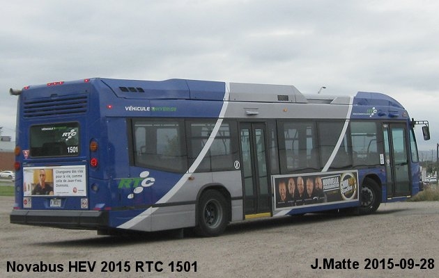 BUS/AUTOBUS: Novabus HEV 2015 RTC