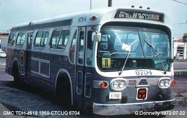 BUS/AUTOBUS: GMC TDH 4519 1959 CTCUQ