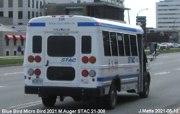 BUS/AUTOBUS: Blue Bird MicroBird 2021 M.Auger