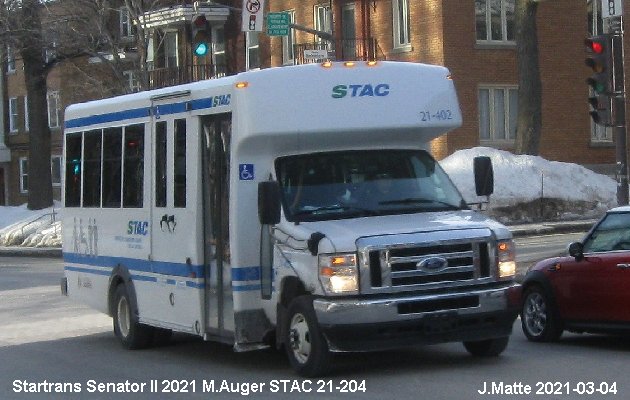 BUS/AUTOBUS: Startrans Senator II 2021 M.Auger