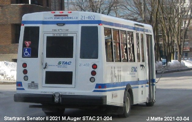 BUS/AUTOBUS: Startrans Senator II 2021 M.Auger