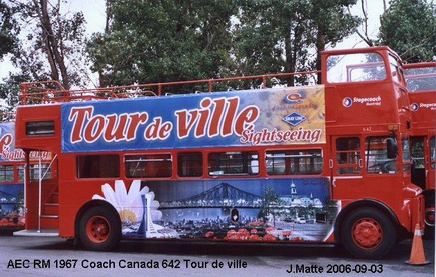 BUS/AUTOBUS: A.E.C. R.M. O.P. 1967 Stagecoach Canada