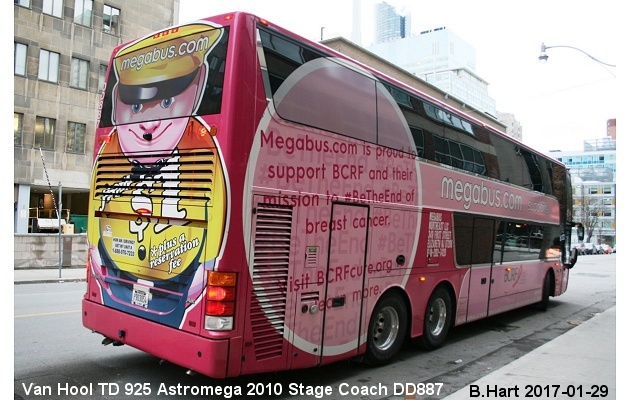 BUS/AUTOBUS: Van Hool TD925 2010 Stage Coach