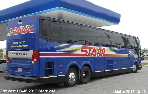 BUS/AUTOBUS: Prevost H3-45 2017 Starr