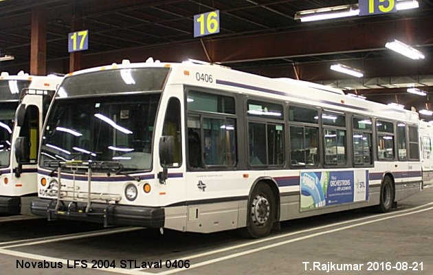 BUS/AUTOBUS: Novabus LFS 2004 STLaval